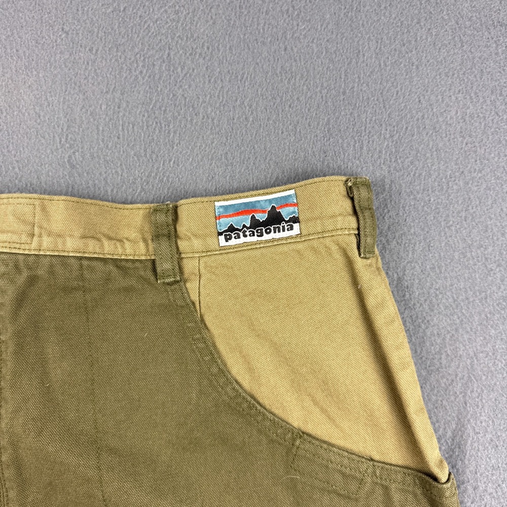 Patagonia Stand Up Shorts Women's 14 Beige Olive Regenerative Gorpcore Hiking